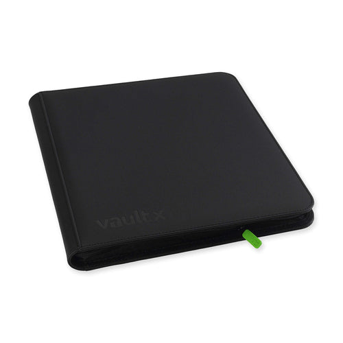 12-Pocket Exo-Tec Zip Binder Signature Black