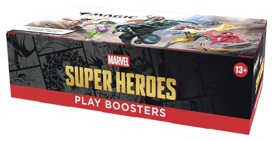 Marvel Super Heroes Play Booster Display
