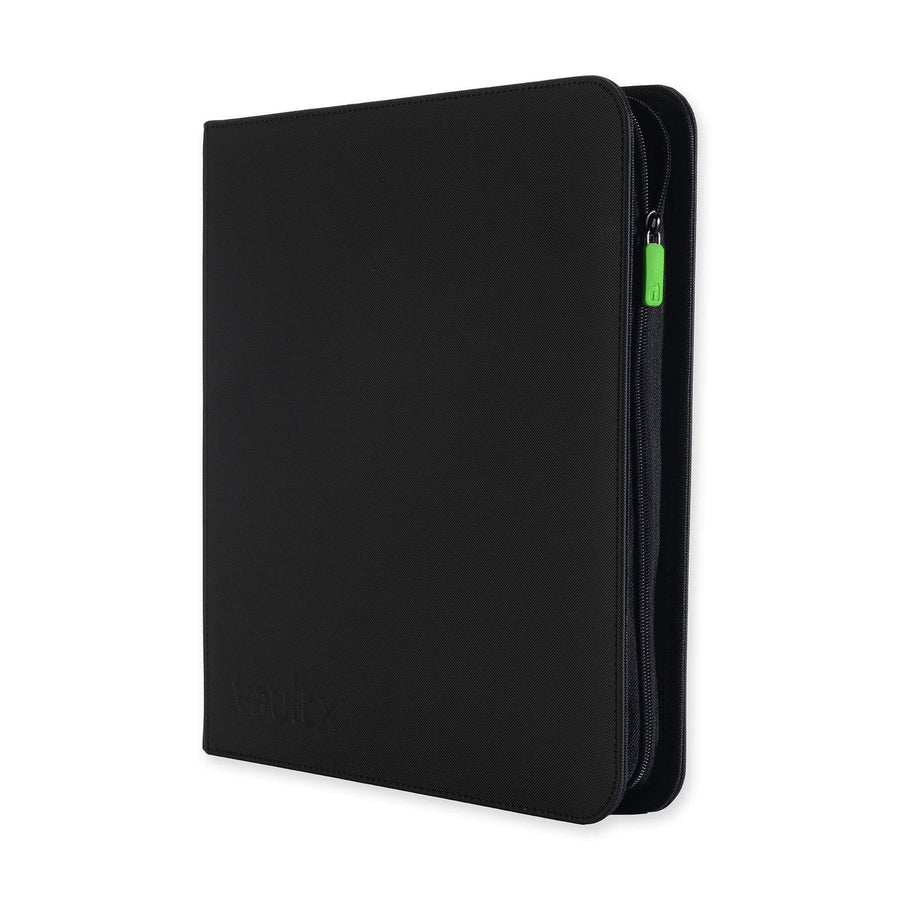12-Pocket Exo-Tec Zip Binder Signature Black