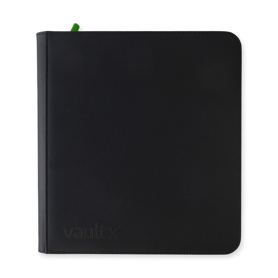 12-Pocket Exo-Tec Zip Binder Signature Black